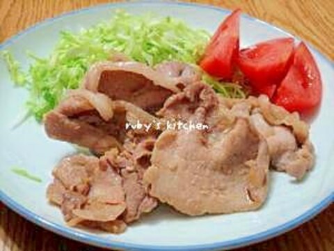 下味しっかり☆かけダレで仕上げる豚のしょうが焼き